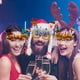 thumbnail image 5 of 6 piezas de gafas navideñas con purpurina para fiestas navideñas, marcos para gafas, accesorios de decoración navideña, gafas de disfraz para fiestas navideñas, regalos festivos, 5 of 5