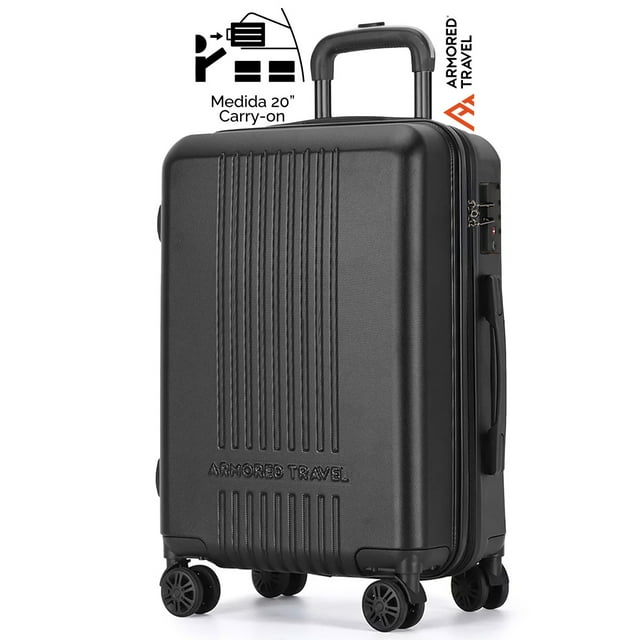 Maleta de viaje Carry-on de mano cabina 20” 10 kg ABS doble calibre candado de alta seguridad TSA LOCK Stone
