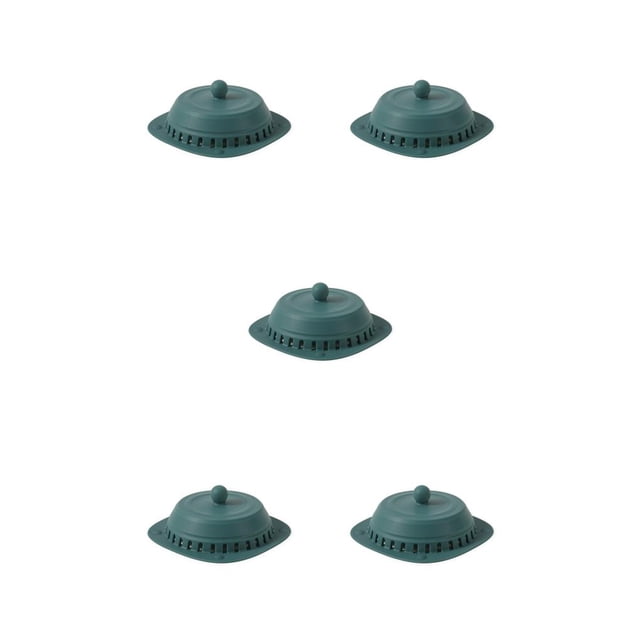 Toystoory Recogedor de pelo cuadrado de silicona para el hogar, fregadero de cocina, colador de suelo para baño, tapón de filtro, cubierta de drenaje, Type2 NO2 Toystoory CBP485660