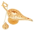 thumbnail image 4 of Aladdin Lamp Craft,Vintage Metal Carved Aladdin Aladdin Lamp Collection Aladdin Lamp Decoration Future-Proof Design, 4 of 5