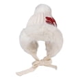 thumbnail image 4 of TINZ Winter Jacquard Hat With Large Ear For Thick Knitted Face Cold Weather Babushka Hat Bonnet, 4 of 4