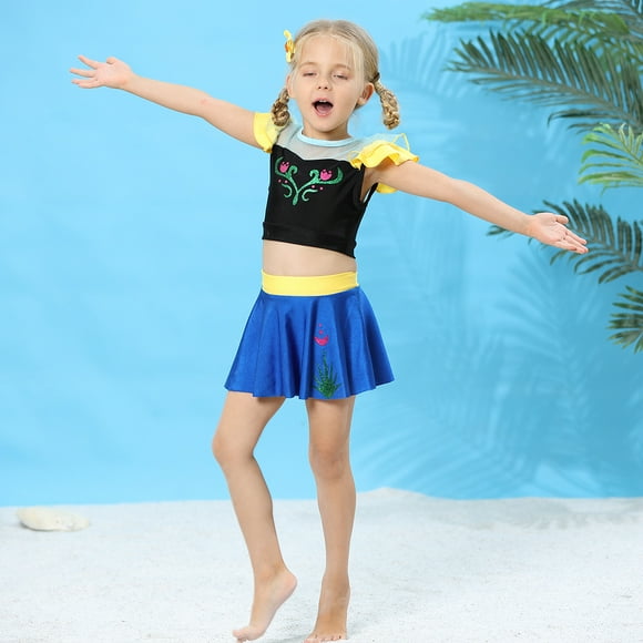 Traje de baño para niños Traje de baño para niñas Ropa para niños europea y americana Vacaciones en aguas termales Natación