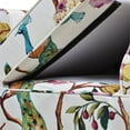 thumbnail image 5 of Jennifer Taylor Home Indie 33" Wingback Skirted Arm Chair Peacock & Floral, 5 of 17
