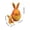 Gold-6B-home supplies, variant on LEFTHIGH Home 3D Printed Easter Bunny Fidget Toy Movable Joint Figurine Holiday Decoration Gift for Desk Shelf Home Party Decor 5.98x3.35x3.35in Home