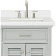 thumbnail image 5 of Ariel D037srwqrvo Kensington 37" Free Standing Single Rectangular Basin Vanity Set - Grey, 5 of 7