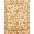 thumbnail image 1 of Ahgly Company Indoor Rectangle Abstract Mustard Yellow Oriental Area Rugs, 7' x 9', 1 of 6