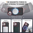 thumbnail image 3 of Magnetic Case for iPhone 16 Plus, Compatible with MagSafe Accessories, Built-in Metal Camera Ring Stand, Military-Grade Protection, Strong Magnets Slim Shockproof Skin Friendly, Red, 3 of 8