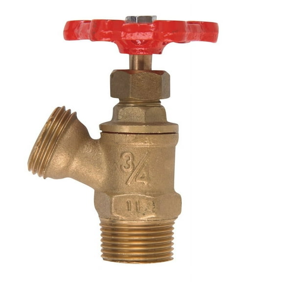 Mueller 102-704 Homewerks 3/4 In. Mip T X 3/4 In. S Mht No Brass Boiler Drain