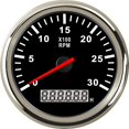 thumbnail image 1 of Universal Tachometer 85mm Car Boat Tacho Sensor Marine with Hourmeter 3000 4000 6000 8000 RPM Tachometer 12V/24V Red Backlight ,Wide Applicability, 1 of 7