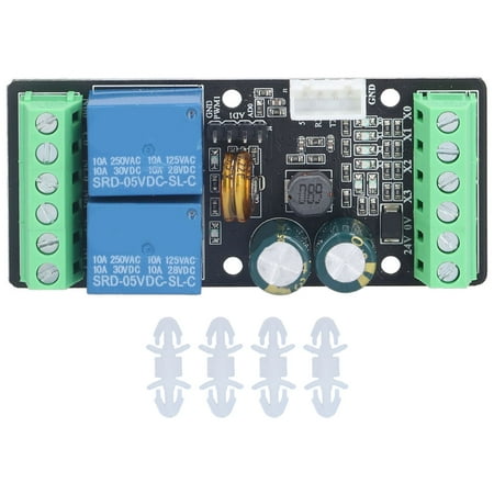 

Domqga PLC Industrial Control Board Programmable Logic Controller Analog Input 1 On 1 Off WS2N‑6MR