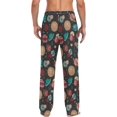thumbnail image 2 of Top-kevin Hand Drawn Planets Space Pajama Pants for Men Men's Pajama Pants Mens Pajama Bottoms with Drawstring, 2 of 13