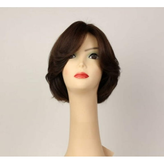 European Human Hair Freeda Wig Brown With Red Tones Dorothy Size X-Small