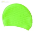 OMOUBOI Soft Silicone Solid Swim Cap Unisex Bathing Cap AntiSlip Swim