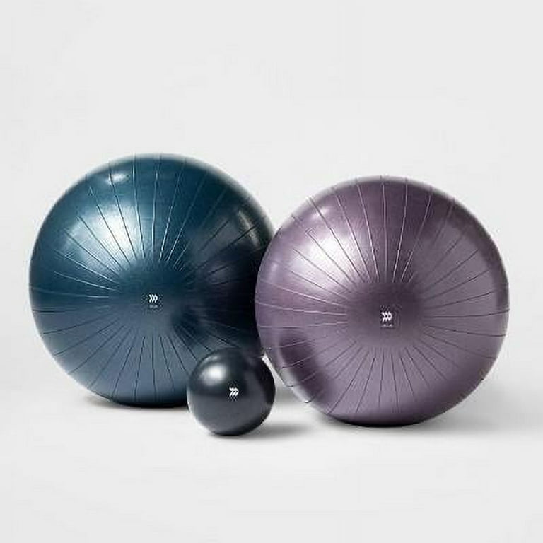 Stability Ball 65cm Purple All in Motion Walmart