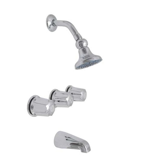 Gerber Tub And Shower Faucet, 3 Valve