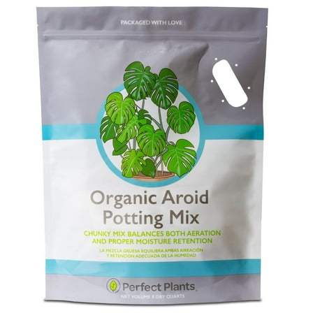 Organic Aroid Potting Mix in 8qt. Bag - Chunky Soil For Indoor House Plants