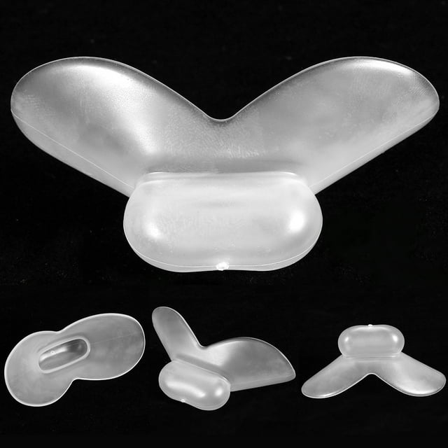 Anti Snore Mouthpiece Stop Anti Snoring Device Guard Sleeping Breath Aid Tongue Retention Sleeve with Silicone, Washable, Reusable, V Shape Design for Relieving Snoring and