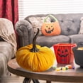 thumbnail image 6 of Artificial Velvet Pumpkins Fall Harvest Decor Fabric Foam Pumpkins for Thanksgiving Halloween Table Centerpieces Wedding Farmhouse Autumn Home Decor, 6 of 7