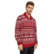 SALEZONE Men Christmas Sweaters Round Neck Long Sleeve Festive Clothing