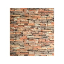 Self Adhesive Foam Wall Panels,Faux Brick Wallpaper,Foam Self Adhesive Wall Panels,Peel and Stick Stone Wallpaper for Living Room Bedroom Wall Decoration,A