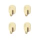 thumbnail image 2 of Ganchos de pared adhesivos resistentes (paquete de 4) | Ganchos de plástico para puerta, estilo crema | Sin costuras, soportan hasta 15 kg | Perchas para toallas de cocina y baño | Ganchos adhesivos, 2 of 5