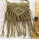 thumbnail image 5 of Bolso bandolera de algodón de crochet con flecos, estilo bohemio, para playa, verano, para niñas y mujeres (negro), 5 of 5