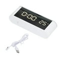 thumbnail image 3 of Réveil à DEL pour la Maison, Réveil Multifonction à Écran Tactile, Compteur de Température Intérieur, Thermomètre avec Câble USB, 3 of 8