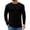 Black_002, variant on Long Sleeve Tee Shirts for Men Cotton Crew Neck Casual Basic Thermal Undershirt Lightweight Soft Stretch Regular Fit Pullover Top Yellow 2XL