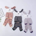 thumbnail image 3 of BT Bear Pet Clothes, Dog Hoodies Coat Jumpsuit Pajamas Cotton Stripe Shirt for Puppy Small Medium Dog (S, Purple), 3 of 4