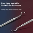 thumbnail image 4 of ACDANC 2026 New 6Pcs Stainless Steel Dental Tools Kit with Case Dental Mirror Pick Teeth Scraper Cleaner Plaque Tartar Remover Oral Care Dentist Tools, 4 of 7