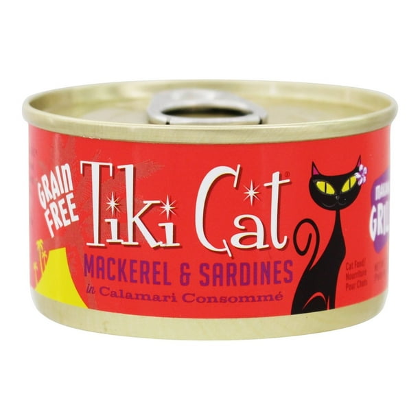 Tiki Cat Makaha Grill Grain Free Canned Cat Food Mackerel & Sardines