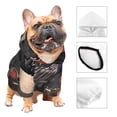 thumbnail image 3 of Balery Moonlit Crow Blossoms Sudadera con Capucha para Perros Pequeños – Ropa para Mascotas, Disfraz para Perros y Gatos, Ideal para Fiestas y Cosplay-Large, 3 of 7