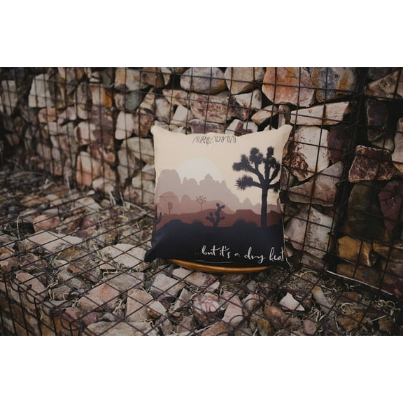 Sedona Arizona | Arizona Gifts | Arizona Art | Desert Painting | Desert Cactus | Saguaro Cactus | Cactus Decor | Home Decor | Throw PIllow