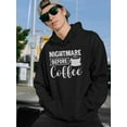 thumbnail image 2 of Nightmare Before Coffee. Hoodie Men -Image by Shutterstock, Male Large, 2 of 4