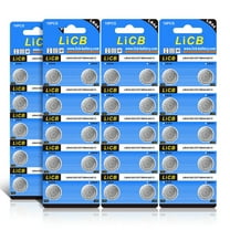 LiCB 40 Pack LR44 AG13 357 303 SR44 Battery 1.5V Button Coin Cell Batteries for Watches Clocks