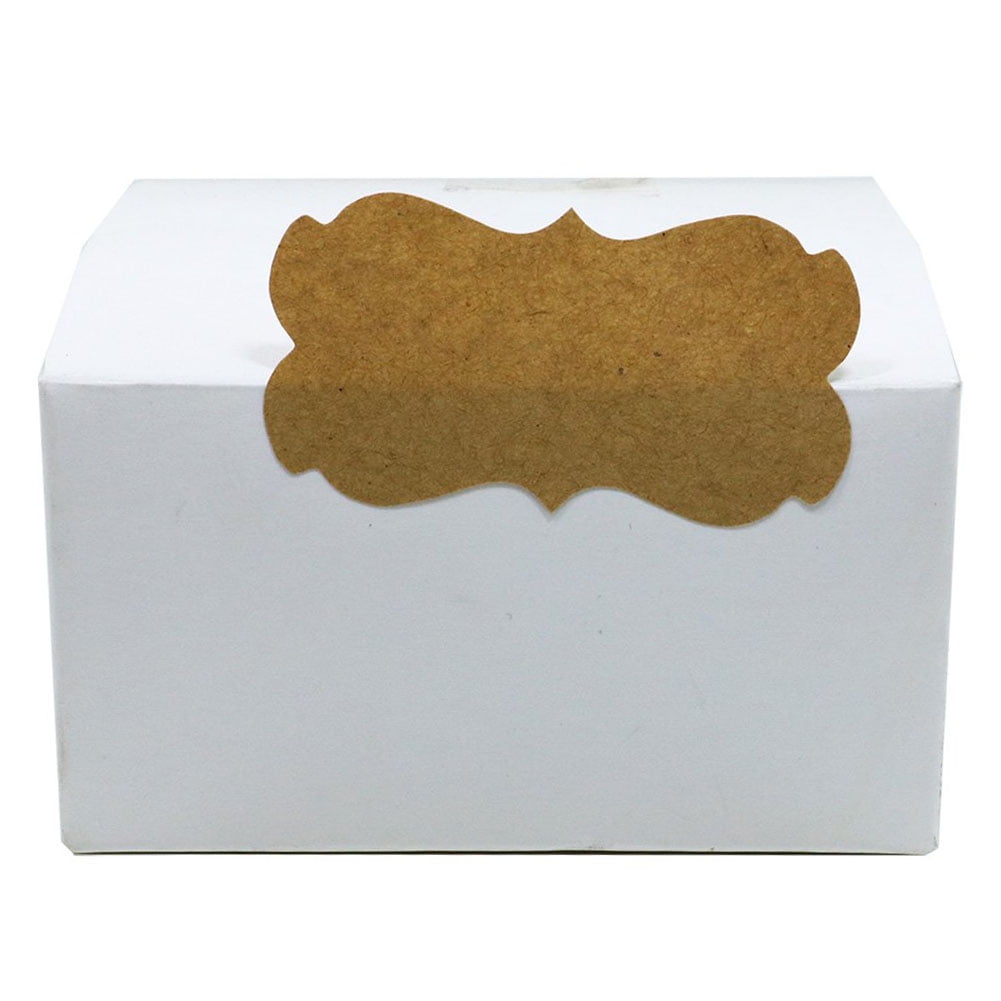 Holiday Gift Wrapping 300pcs Kraft Gift Tag Stickers 1x2 Inches - To ...