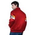 thumbnail image 2 of Men's Starter Red Kansas City Chiefs Triple Option Satin Varsity Full-Snap Jacket, 2 of 2
