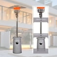 thumbnail image 3 of Afterglow 48,000 BTU Terrafab Base Patio Heater, Internal Gas Tank, Light Gray, 3 of 9