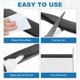 thumbnail image 5 of Protector de borde de goma Uxcell, 1/16"(2mm) x 6.6Ft de longitud, junta en forma de U EPDM para protector de vidrio espejo de 0.5-2mm, negro (12x16mm), 5 of 7