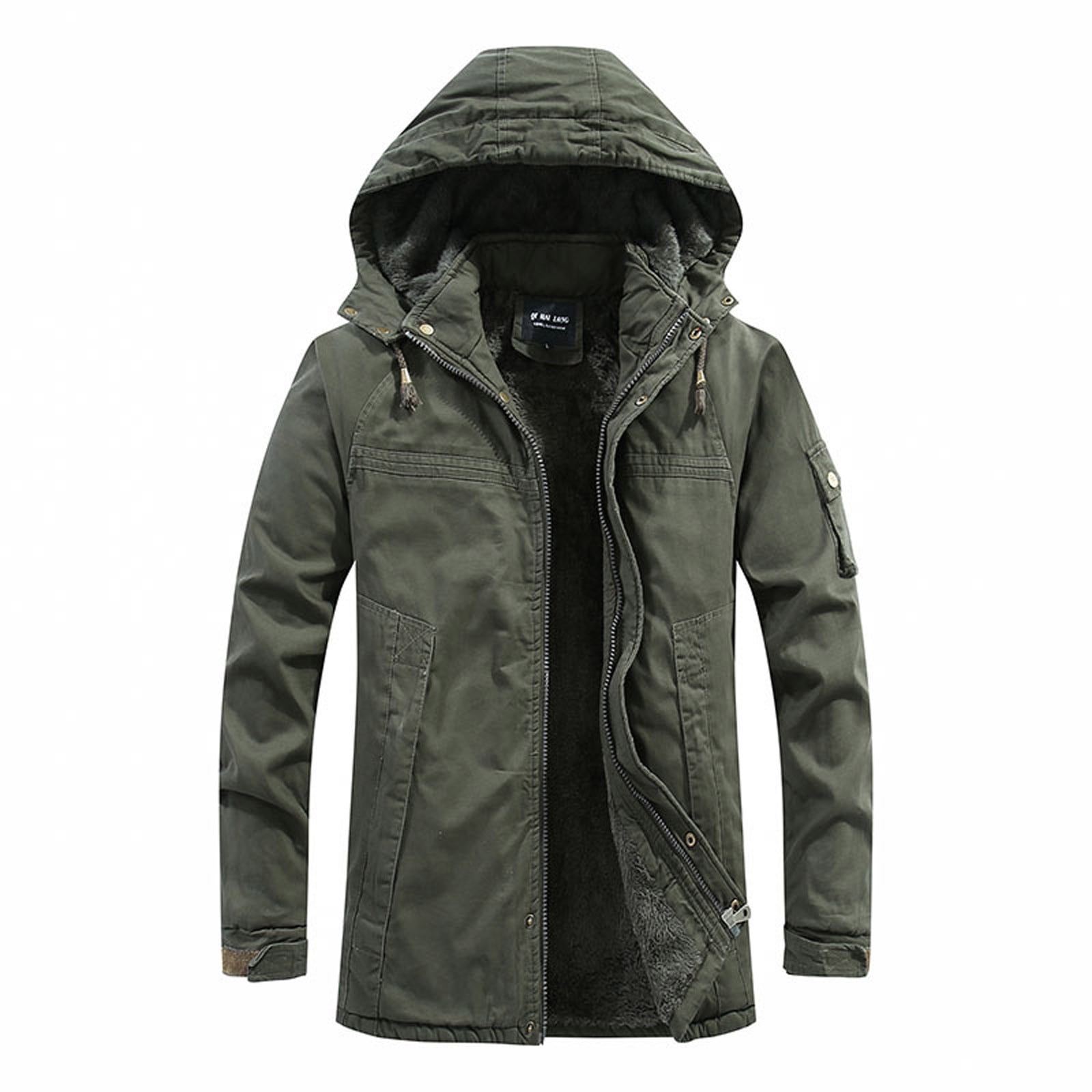 Manteau Hiver Homme Blouson Homme Hiver En Simili Cuir Doublé Polaire Casual Veste Chaude Parka Homme Hiver