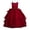 Wine, variant on CPNG Girls' Elegant Sleeveless Lace & Tulle Flower Girl Dress with Embellished Bodice & Ruffled Skirt – Perfect for Weddings, Birthday Parties, and Special Occasions
