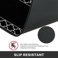 thumbnail image 5 of Black Kitchen Rugs and Mats Non Skid Washable Set of 2, Border Lattice Moroccan Style Kitchen Mats for Floor, Geometric Kitchen Runner Rug, Modern Simple Kitchen Decor, 5 of 6