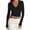 Black, variant on Long Sleeve Clothes for Women V Neck Basics Shirts Lightweight Base Layer Slim Tops Thermal Undershirts