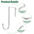 thumbnail image 3 of Uxcell J-Shaped Hook, Hanging Sink Grid Hooks for Hanging, Drying, Kitchen Spoon Hanger Supermarket 30mm, 3 of 5