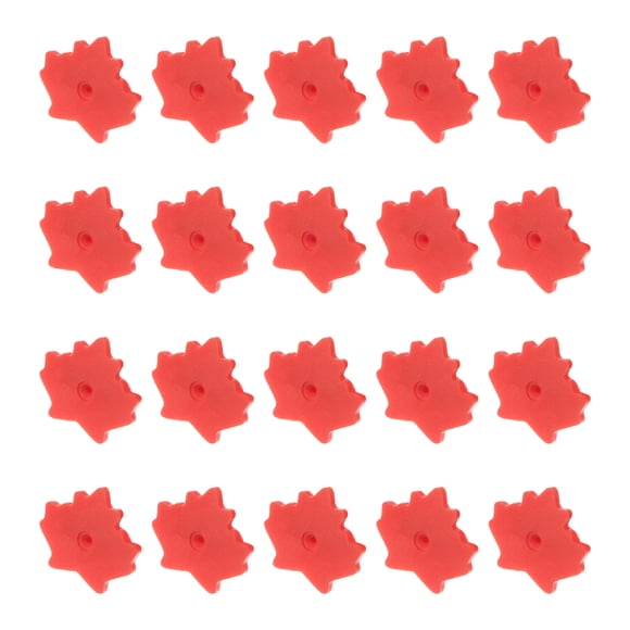 MasteelfCA 100 Pcs Maple Leaf Shaped Pin Backs Pin Keepers Replacement Brooch Clasps