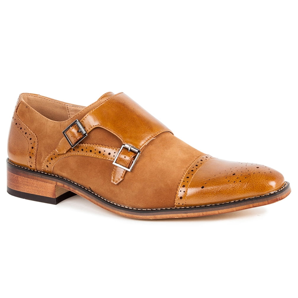 Gino Vitale Gino Vitale Men�s Double Monk Strap TwoTone