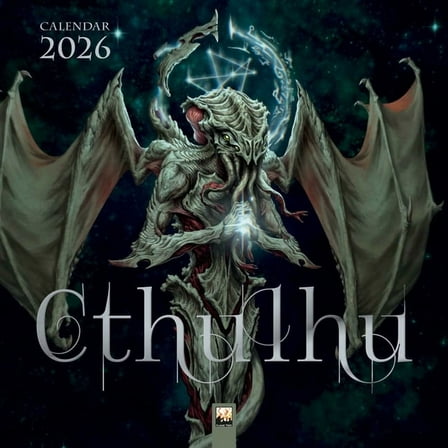Cthulhu Wall Calendar 2026 (Art Calendar), (Paperback)