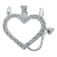 thumbnail image 3 of JOYARIS Collar Grande Mediano Diablo Amor Regalo Mujer Plata 925 DM-0001566, 3 of 4