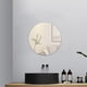 thumbnail image 3 of piezas de espejo de pared redondo, espejo redondo acrílico autoadhesivo, espejo redondo grande, espejo adhesivo, espejo decorativo para baño, 30 cm para decoración del hogar Lumten, 3 of 5