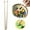 9.84in, variant on FURNIX Helping Hand Shape Chopsticks,Chopsticks with Hands at the End Design,Lightweight Chopstick,Non-Slip Grip Lightweight Reusable Chopstick,Fun & Functional Tableware Gifts (1 pairs)